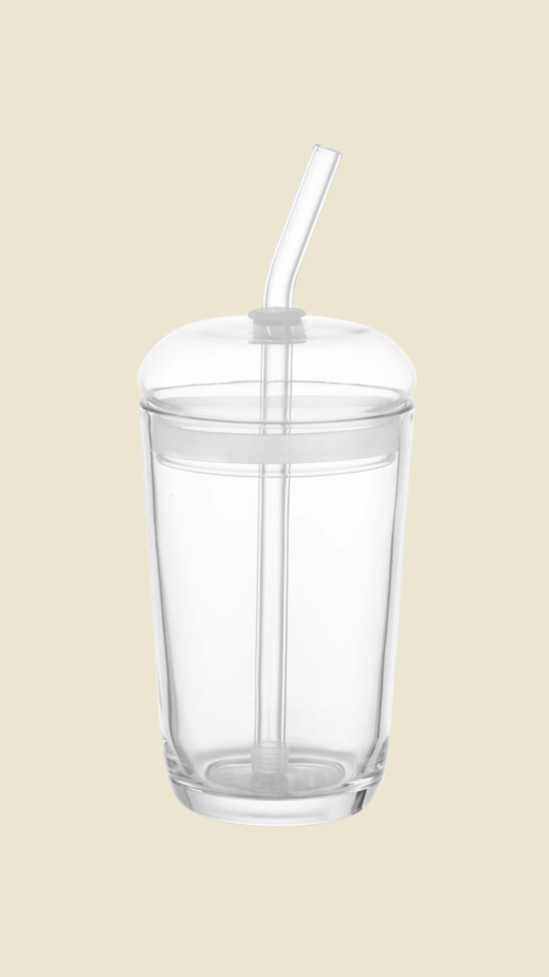 Midori Glass Tumbler with Straw - 16oz